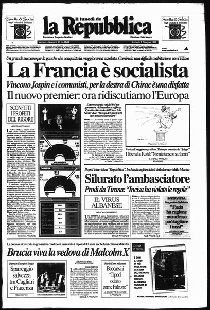 Il lunedì de La repubblica